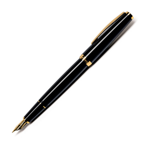 Cleo Skribent Classic Gold Black Fountain Pen Fountain Pen