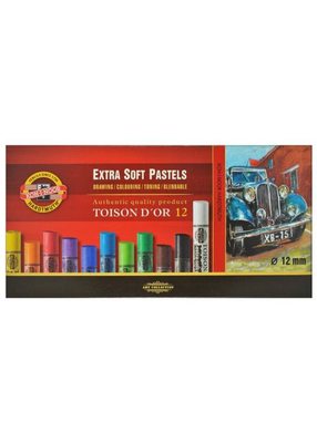 Koh-I-Noor Artist's Soft Pastel Pencils (Set of 12)