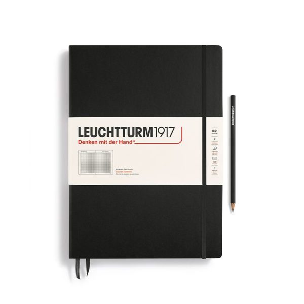 Leuchtturm A4+ Classic Black Squared