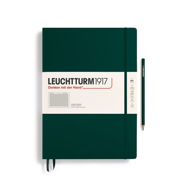 Leuchtturm A4+ Classic Forest Green Squared