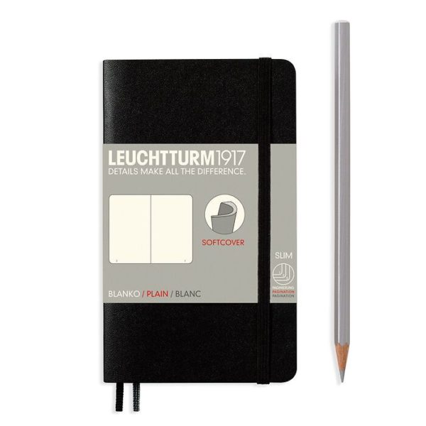 Leuchtturm A6 Black Blank