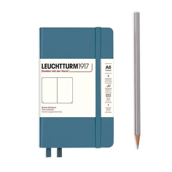 Leuchtturm A6 Stone Blue