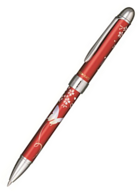 Sailor Yubi Maki-e Multipen (2 Colour Ballpoint Pen and Pencil 0.5mm)