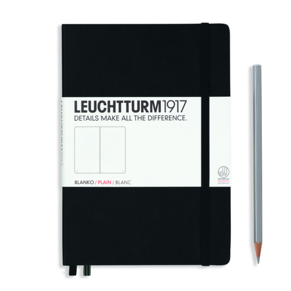 Leuchtturm A5 Notebook Black Blank
