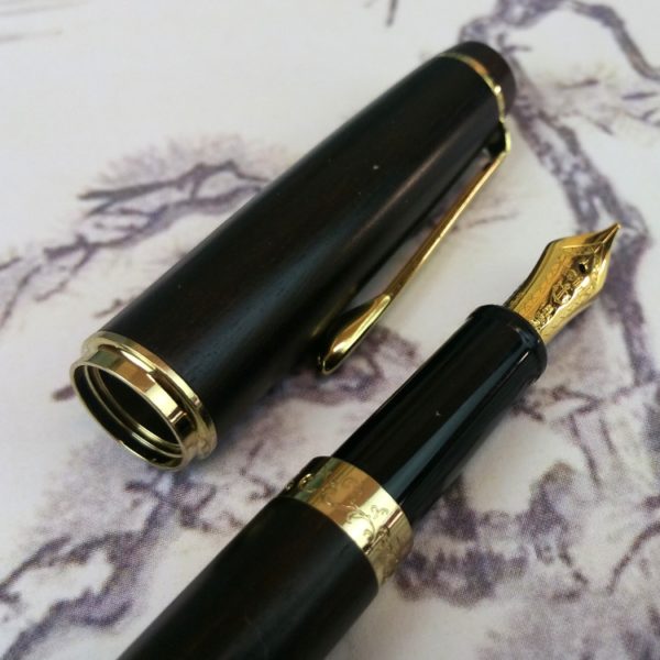 Sailor Precious Wood Ebony Kokutan Fountain Pen-10342