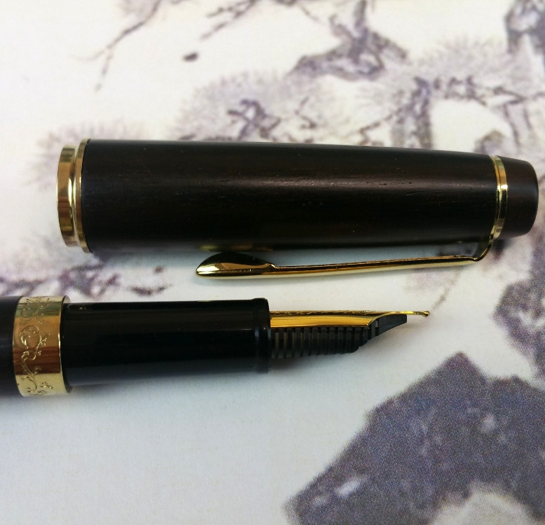 Sailor Precious Wood Ebony Kokutan Fountain Pen-10343