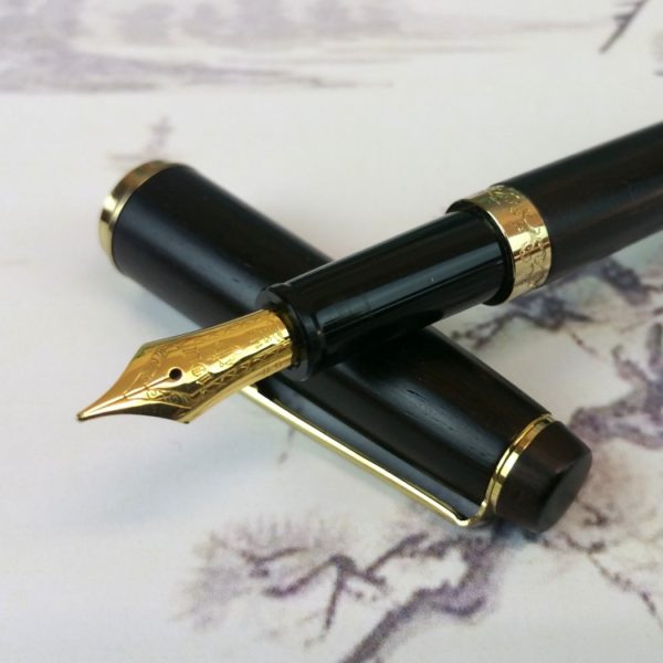 Sailor Precious Wood Ebony Kokutan Fountain Pen-10344