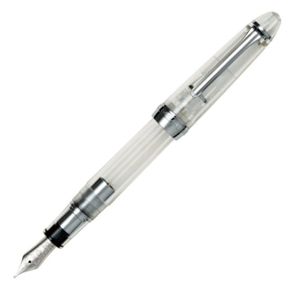 Sailor 1911 L Demonstrator Silver Trim Fountain Pen