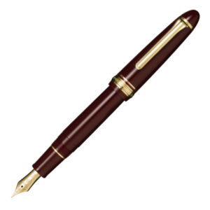 Sailor 1911 Large Maroon Gold Trim Fountain Pen