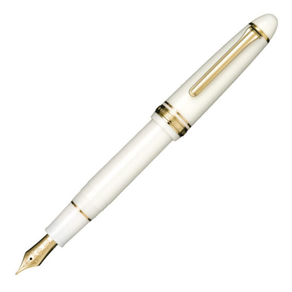 Sailor 1911 Large White Gold Trim Fountain Pen
