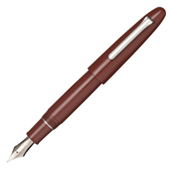 Sailor King Of Pen Urushi Bordeaux Silver Trim