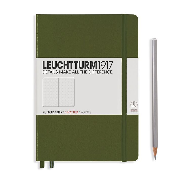 Leuchtturm A5 Notebook Army Dotted