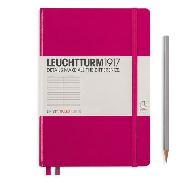 Leuchtturm A5 Notebook Berry Ruled