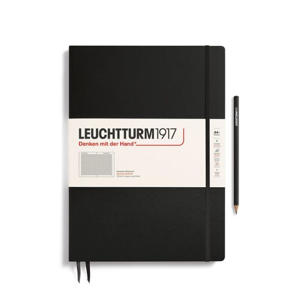 Leuchtturm A4+ Slim Black Squared