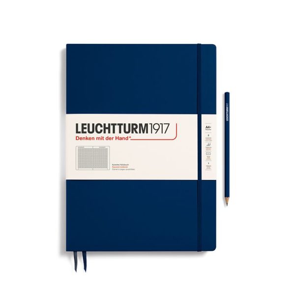 Leuchtturm A4+ Slim Navy Squared