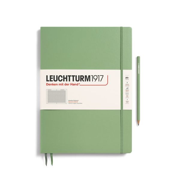 Leuchtturm A4+ Slim Sage Squared