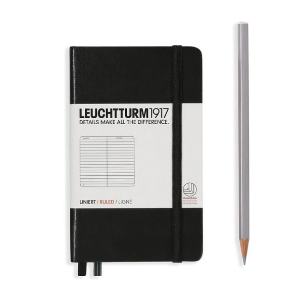 Leuchtturm A6 Black Ruled