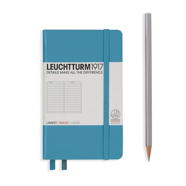 Leuchtturm A6 Nordic Blue Ruled