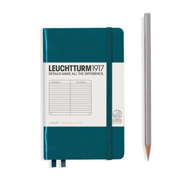 Leuchtturm A6 Pacific Blue Ruled