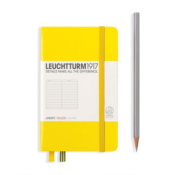 Leuchtturm A6 Yellow Lemon Ruled