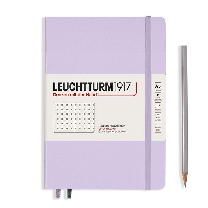 Leuchtturm A5 Notebook Lilac Dotted