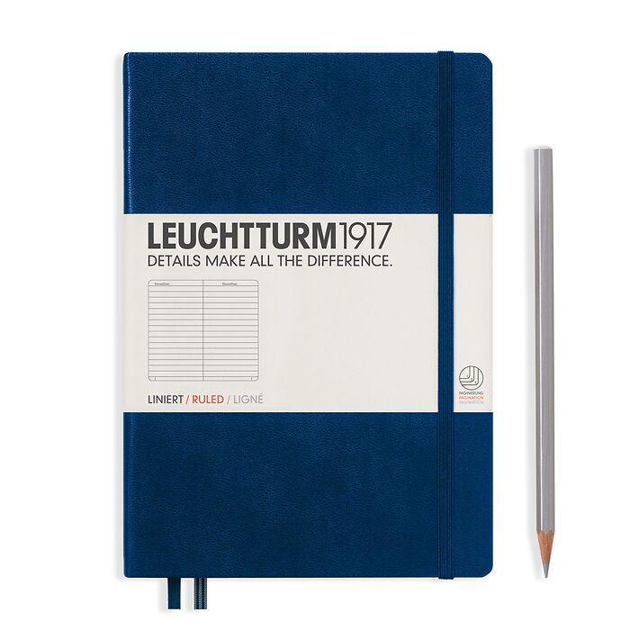 Leuchtturm A5 Notebook Navy Ruled