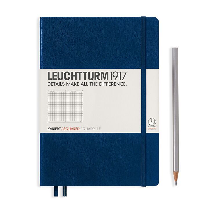 Leuchtturm A5 Notebook Navy Squared