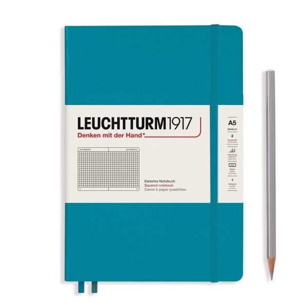Leuchtturm A5 Notebook Ocean Squared
