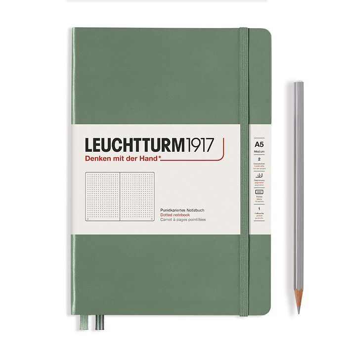 Leuchtturm A5 Notebook Olive Dotted