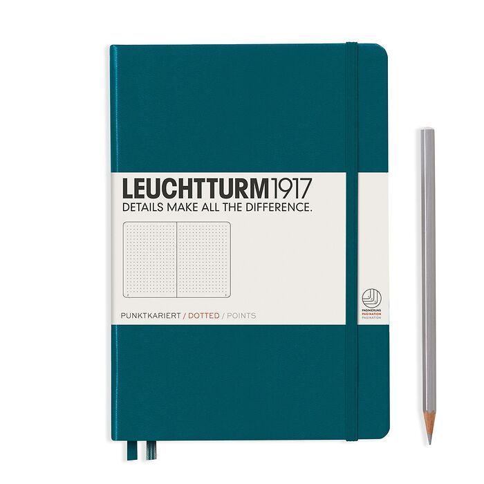Leuchtturm A5 Notebook Pacific Green Dotted