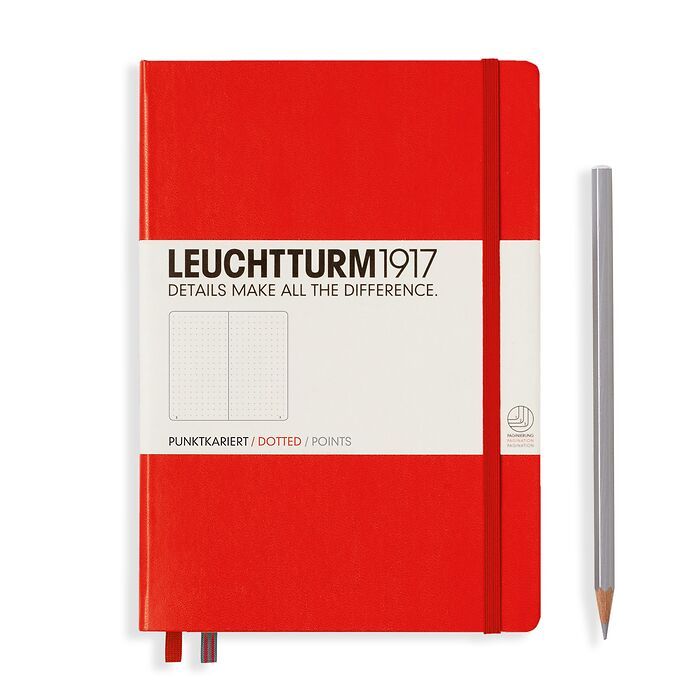 Leuchtturm A5 Notebook Red Dotted
