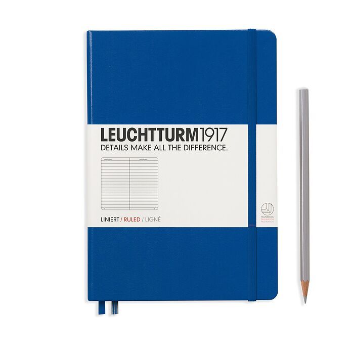 Leuchtturm A5 Notebook Royal Blue Ruled