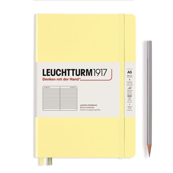 Leuchtturm A5 Notebook Vanilla Ruled
