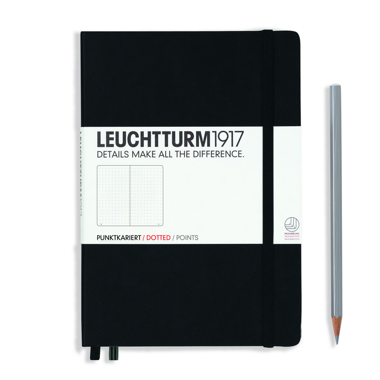 Leuchtturm A5 Notebook Black Dotted
