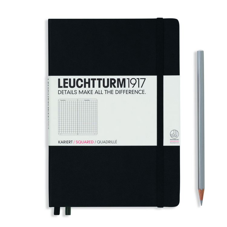 Leuchtturm A5 Notebook Black Squared