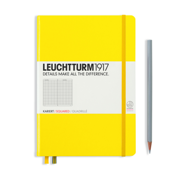 Leuchtturm A5 Notebook Lemon Squared