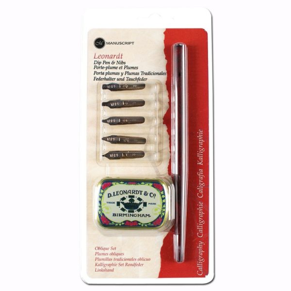 Leonardt Oblique Dip Pen Set