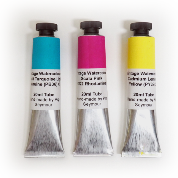 Wallace Seymour (Pip Seymour) 5ml Vintage Watercolour Paints-0