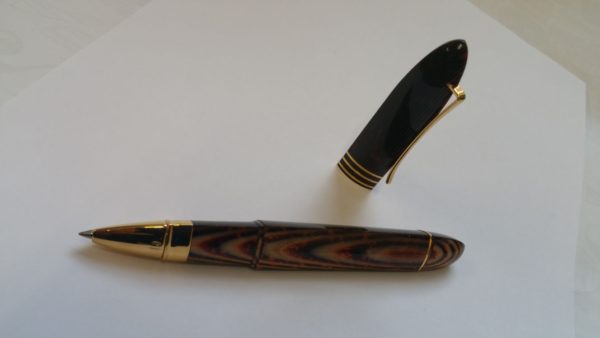 Omas 360 Arco Celluloid Rollerball - pen and cap