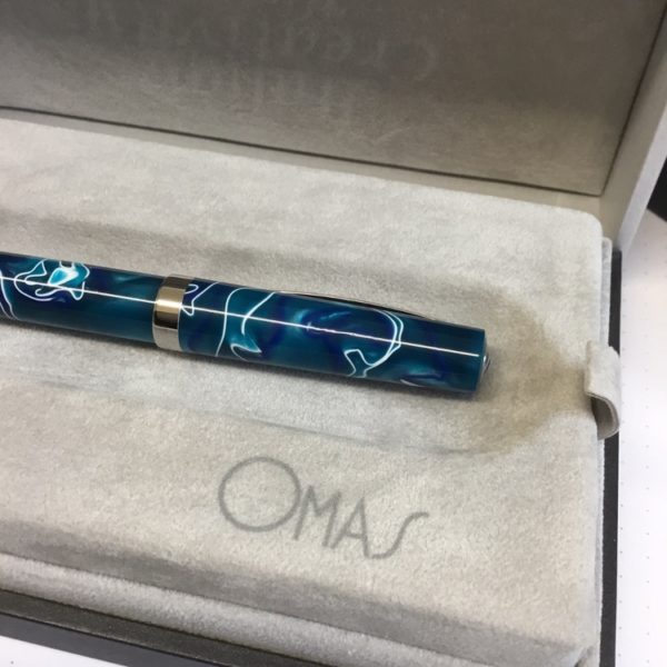 Omas Bologna Rollerball Pen - Turquoise-9097