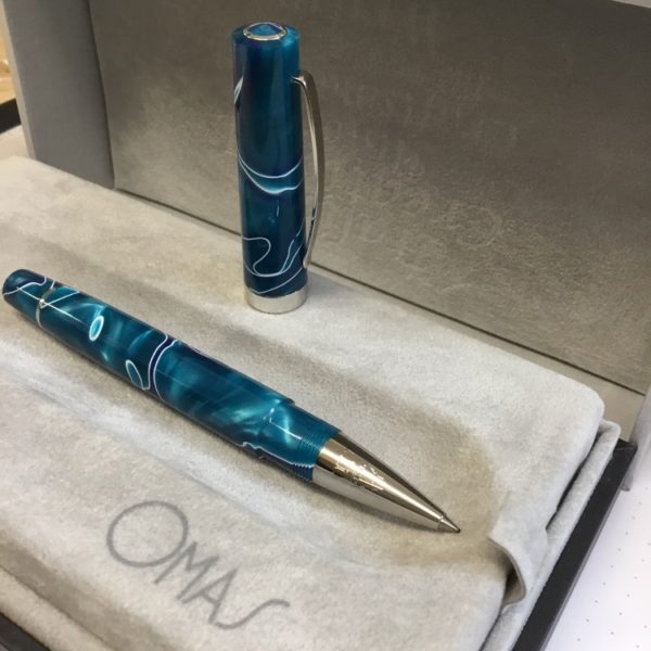 Omas Bologna Rollerball Pen - Turquoise-9099