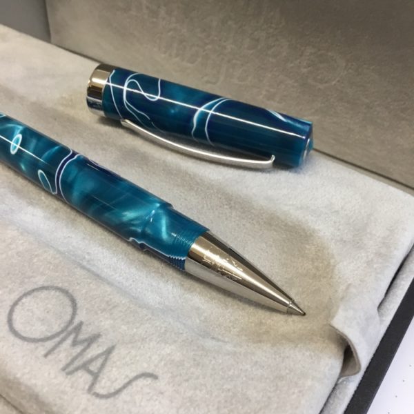 Omas Bologna Rollerball Pen - Turquoise-9100