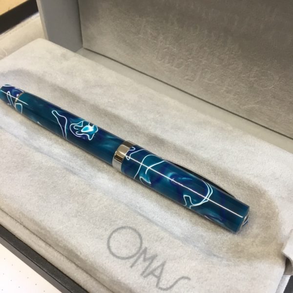 Omas Bologna Rollerball Pen - Turquoise-9101
