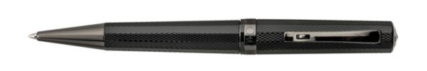 Arte Italiana Noir Guilloche Ballpoint - Ruthenium Trim