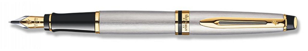Waterman Expert Stainless Steel Fountain Pen GT