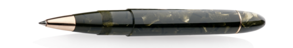 Omas Ogiva Celluloid Rollerball Pen - Saft Green with Rose Gold Trim (007 of 127)-0