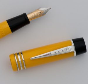 Onoto Magna Classic Yellow with Silver Fittings-0