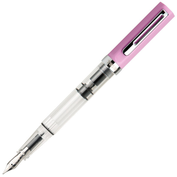 TWSBI ECO Pastel Pink Fountain Pen Open
