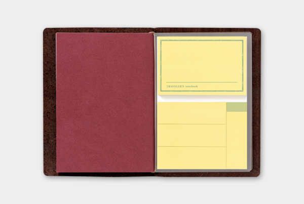 Traveler's 012 Sticky Notes Passport Refill Example