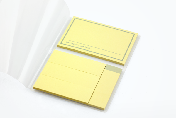 Traveler's 012 Sticky Notes Passport Refill Open